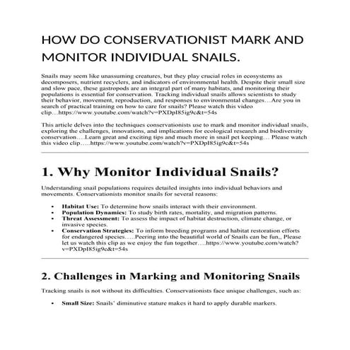 DO SNAILS CRAWL OR SLITHER.EXPLAIN WITH EVIDENCE. | DOCX
