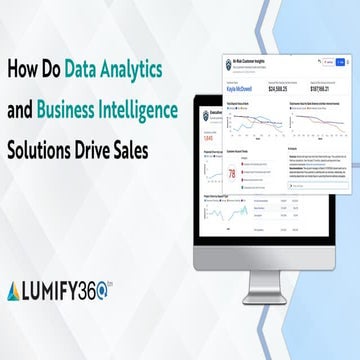 How Do Data Analytics and Business Intelligence Solutions Drive Sales