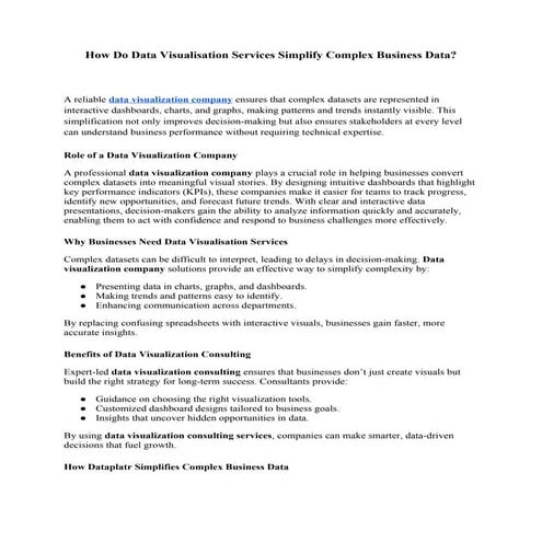 How Do Data Visualisation Services Simplify Complex Business Data_.docx