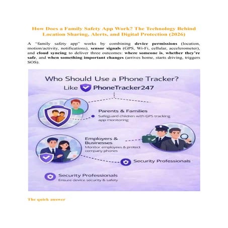 How Does a Family Safety App Work_ The Technology Behind Location ...