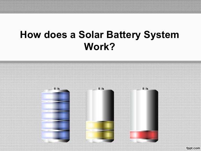 How does a Solar Battery System Work? Solar Warehouse Australia