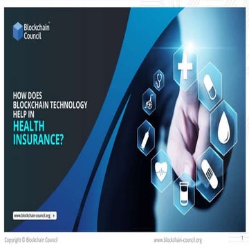 How Does Blockchain Technology Help In Health Insurance 