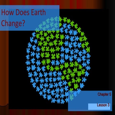 How does earth change