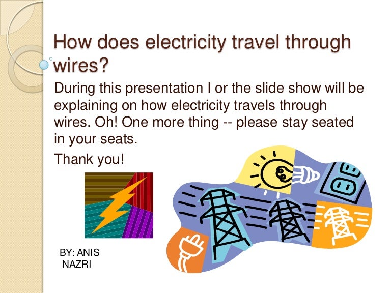 How does electricity travel through wires