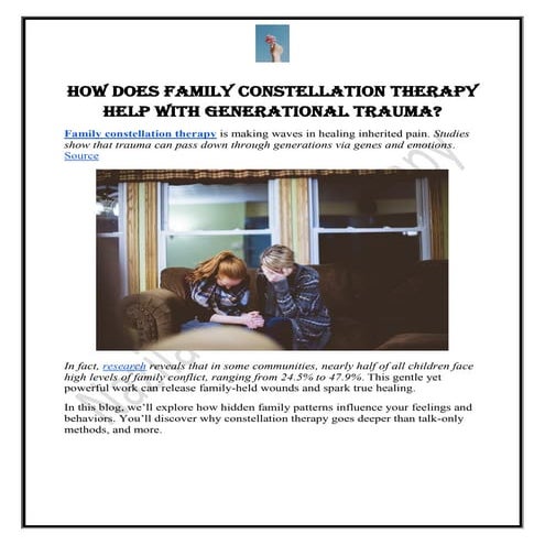 How Does Family Constellation Therapy Help With Generational Trauma? | PDF