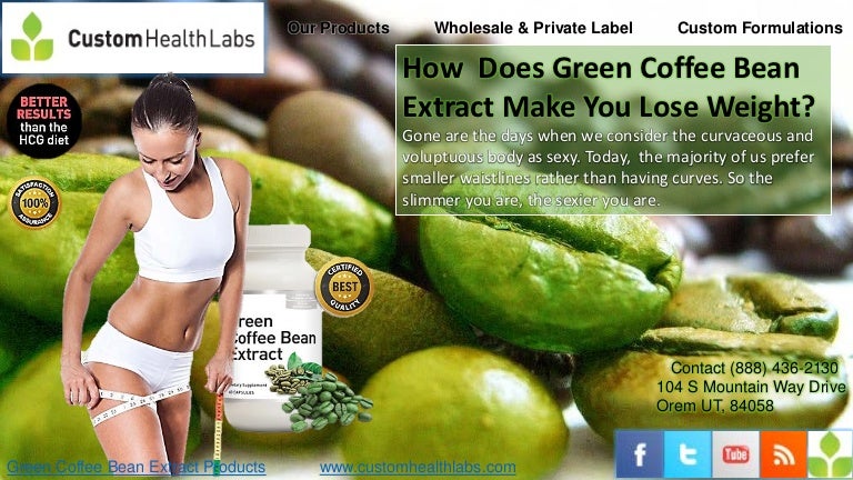 How does green coffee bean extract make you lose weight