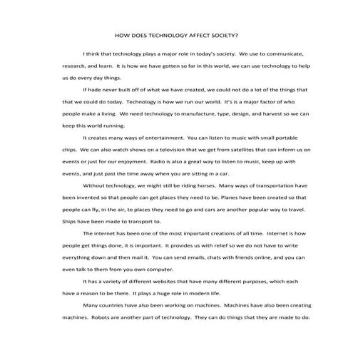 Computer Essay