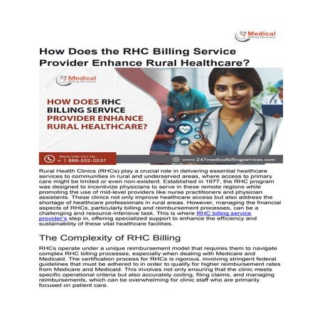 How Does the RHC Billing Service Provider Enhance Rural Healthcare.pdf