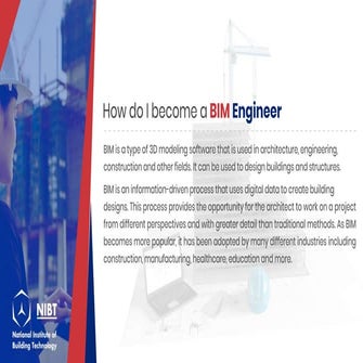 How do I become a BIM Engineer? | PDF