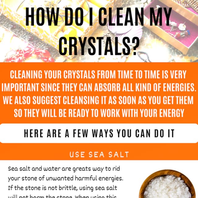 How do i clean my crystals