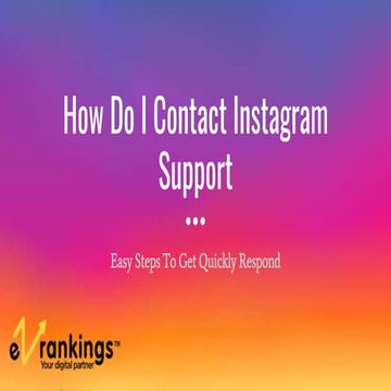 How Do I Contact Dave Support How Do I Contact Instagram Support | PPT