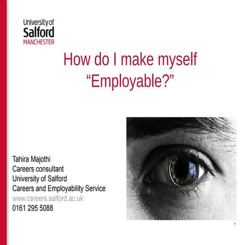 How do I make myself Employable?