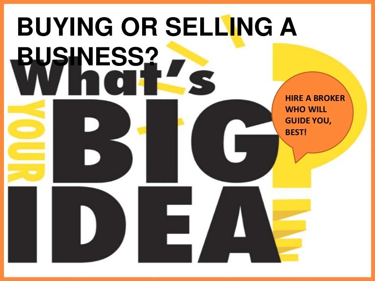 How do i sell and buy my business