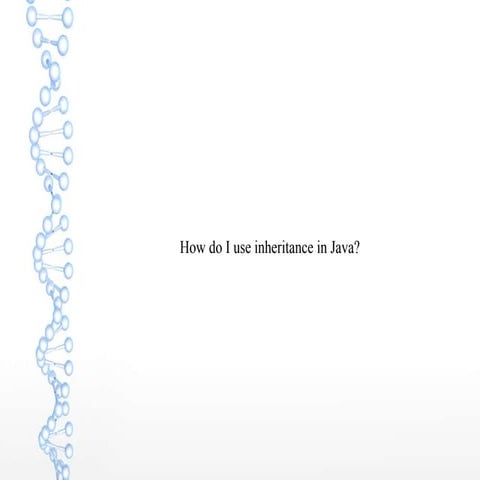 How do i use inheritance in java? | PPT