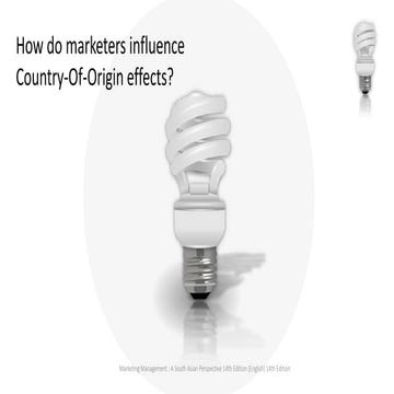 How do marketers influence country of-origin effects | PPTX
