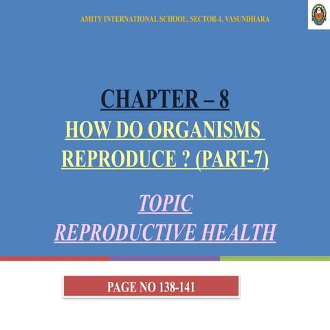 Comprehensive Guide to Human Reproduction and Reproductive Health | PPTX