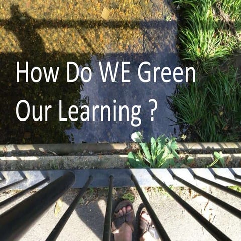 How Do We Green Our Learning?