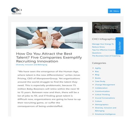 How Do You Attract the Best Talent? Five Companies Exemplify Recruiting Innov...