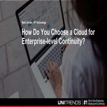 How to Choose the Right Cloud for Continuity