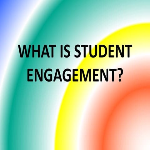 How do you effectively engage your students in part 2