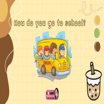 How do you go to school | PPTX