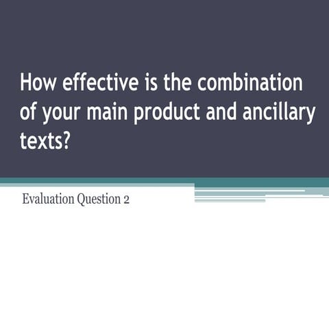 How effective is the combination of your main