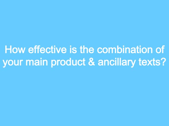 How effective is the combination of your main question 2 evaluation