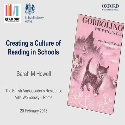 Creating a Culture of Reading in Schools - Sarah M Howell