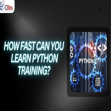 How Fast Can You Learn Python Training?.