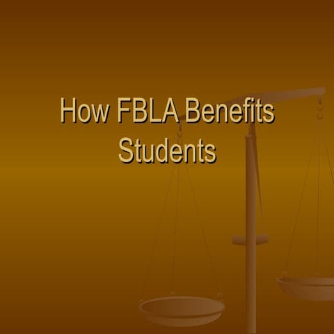 What is FBLA? | PPTX