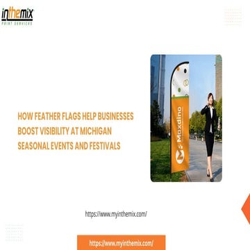 How Feather Flags Help Businesses Boost Visibility at Michigan Seasonal ...