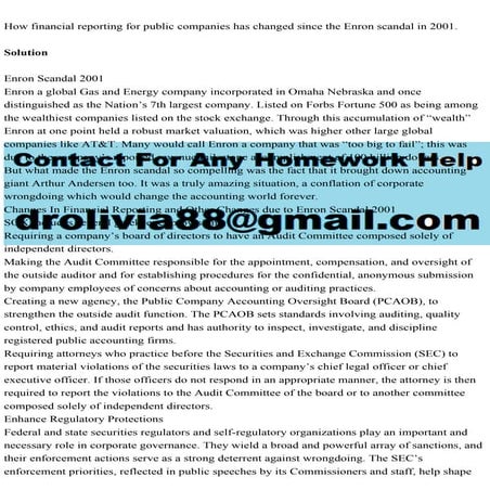 How financial reporting for public companies has changed since the E.pdf