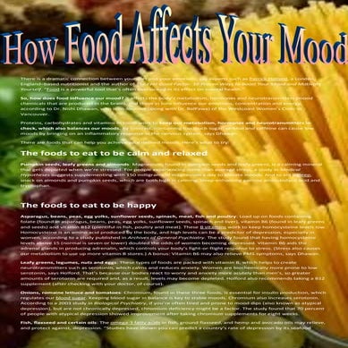 How foods affects you mood