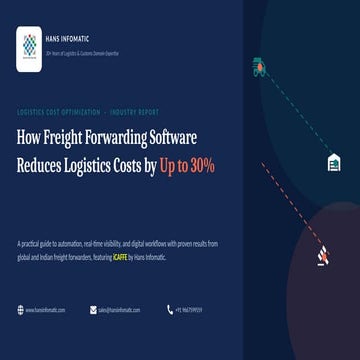 iCAFFE: Cloud-Based Freight Forwarding & Customs Clearance Software ...