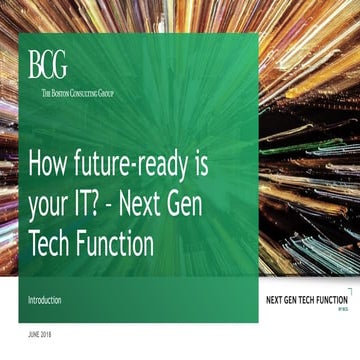 How future-ready is your IT –Next Gen Tech Function.pdf