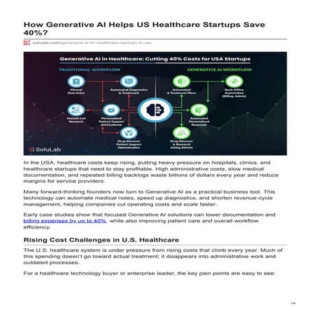 How Generative AI Helps US Healthcare Startups Save 40.pdf