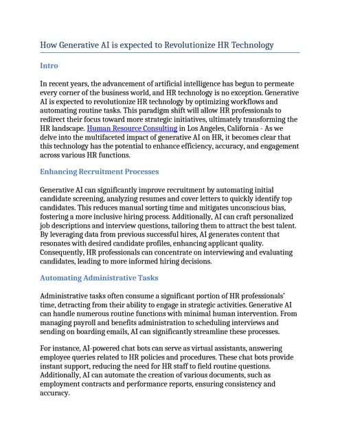 Artificial Intelligence AI in Human Resources (HR).pptx