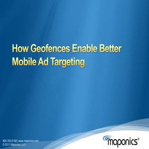 How geofences enable better mobile ad targeting