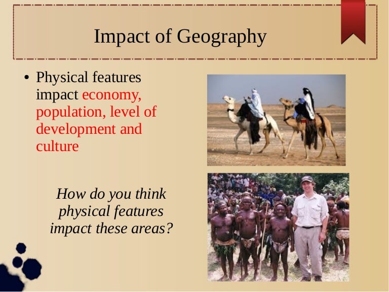 How geography impacts people
