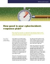 How good is your cyberincident resp...