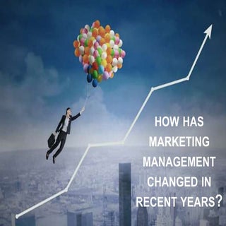 How has marketing management change...