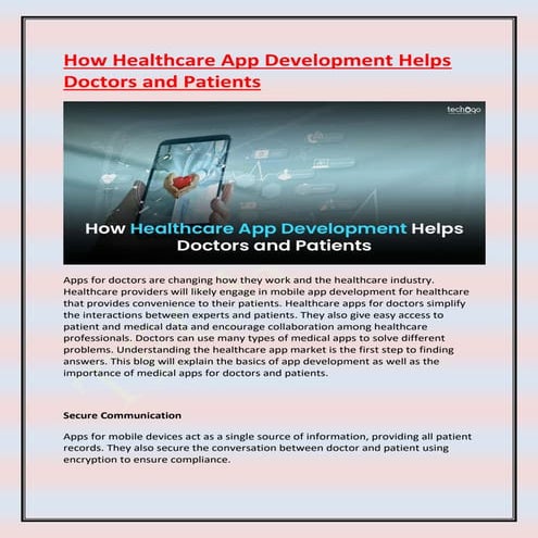How Healthcare App Development Helps Doctors and Patients.pdf