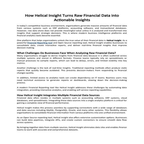 How Helical Insight Turns Raw Financial Data into Actionable Insights.docx