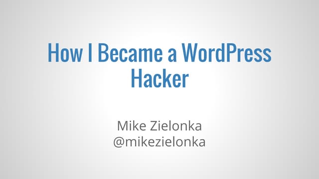 How I Became a WordPress Hacker