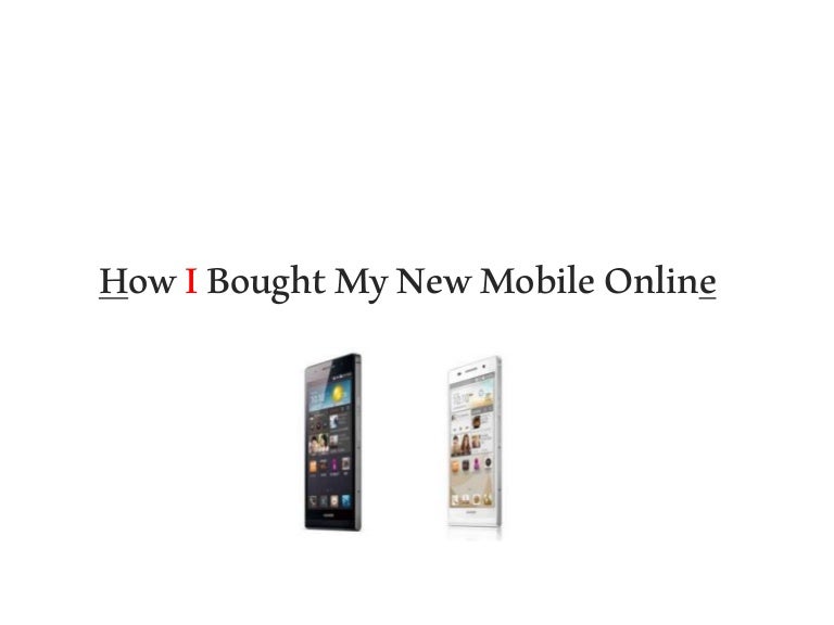 i bought a new mobile