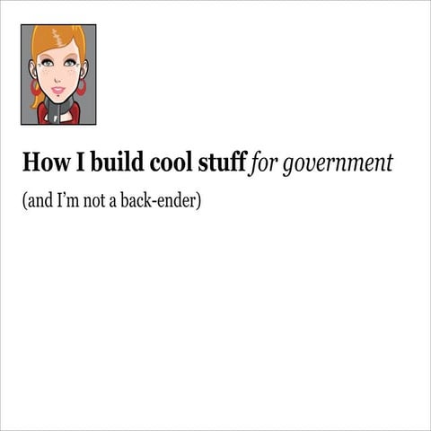 How I Build Cool Stuff for government