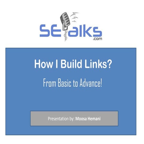 How I build Links!