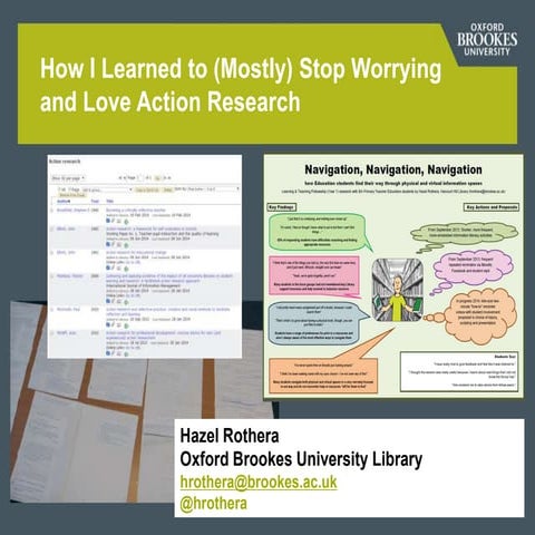 How I learned to (mostly) stop worrying and love action research by ...