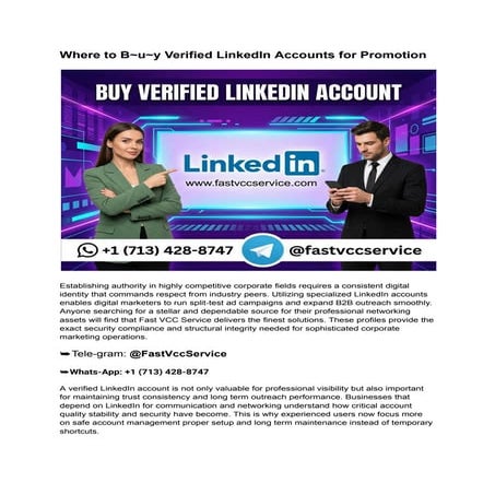 Comprehensive Guide to Verified LinkedIn Account Safety and Management ...