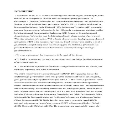 How information technology helps  to improve governance